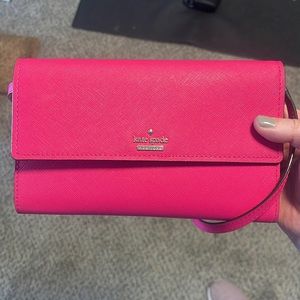 Kate Spade trifold crossbody wallet